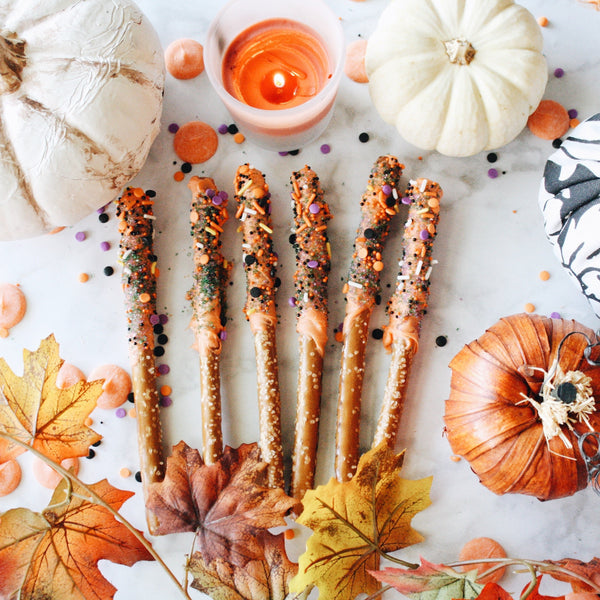 Halloween Pretzel Sticks