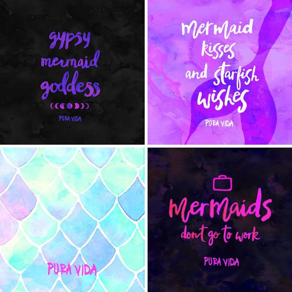 Mermaid Inspired Digi Downloads