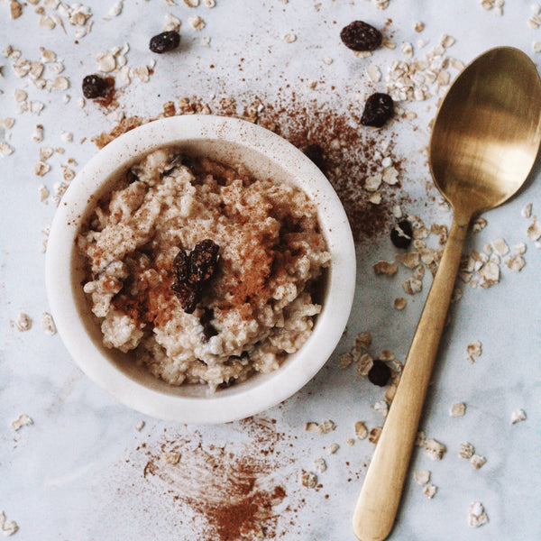 Cinnamon honey oats bowl