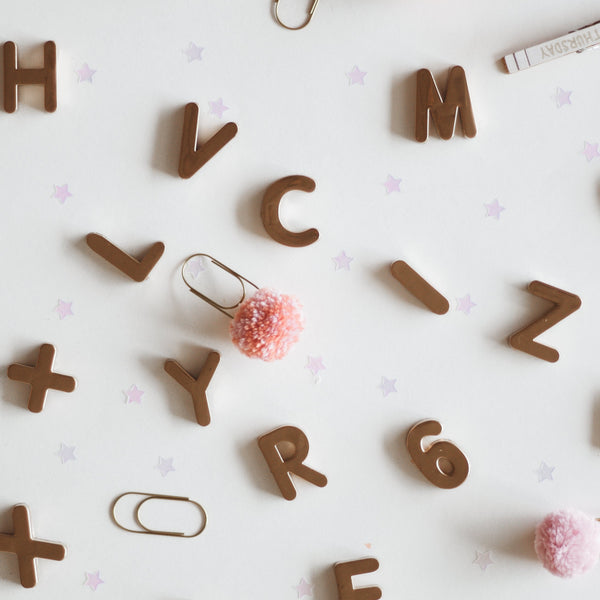 Copper Magnetic Letters