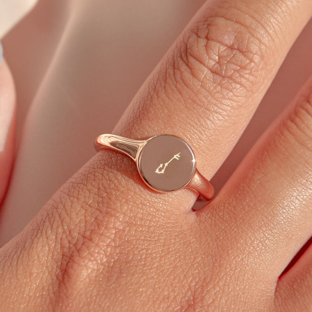 Engravable Signet Ring 10