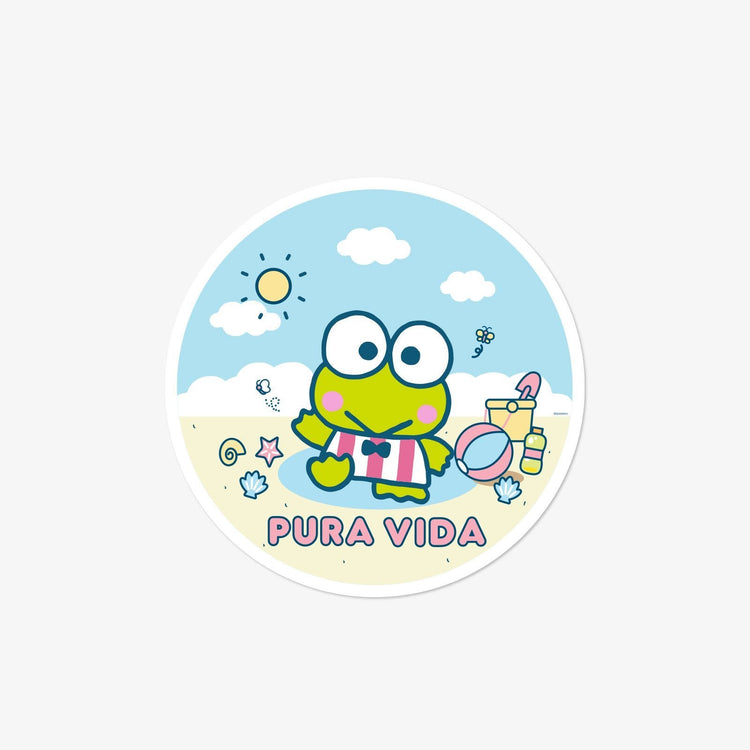 Keroppi Beach Sticker