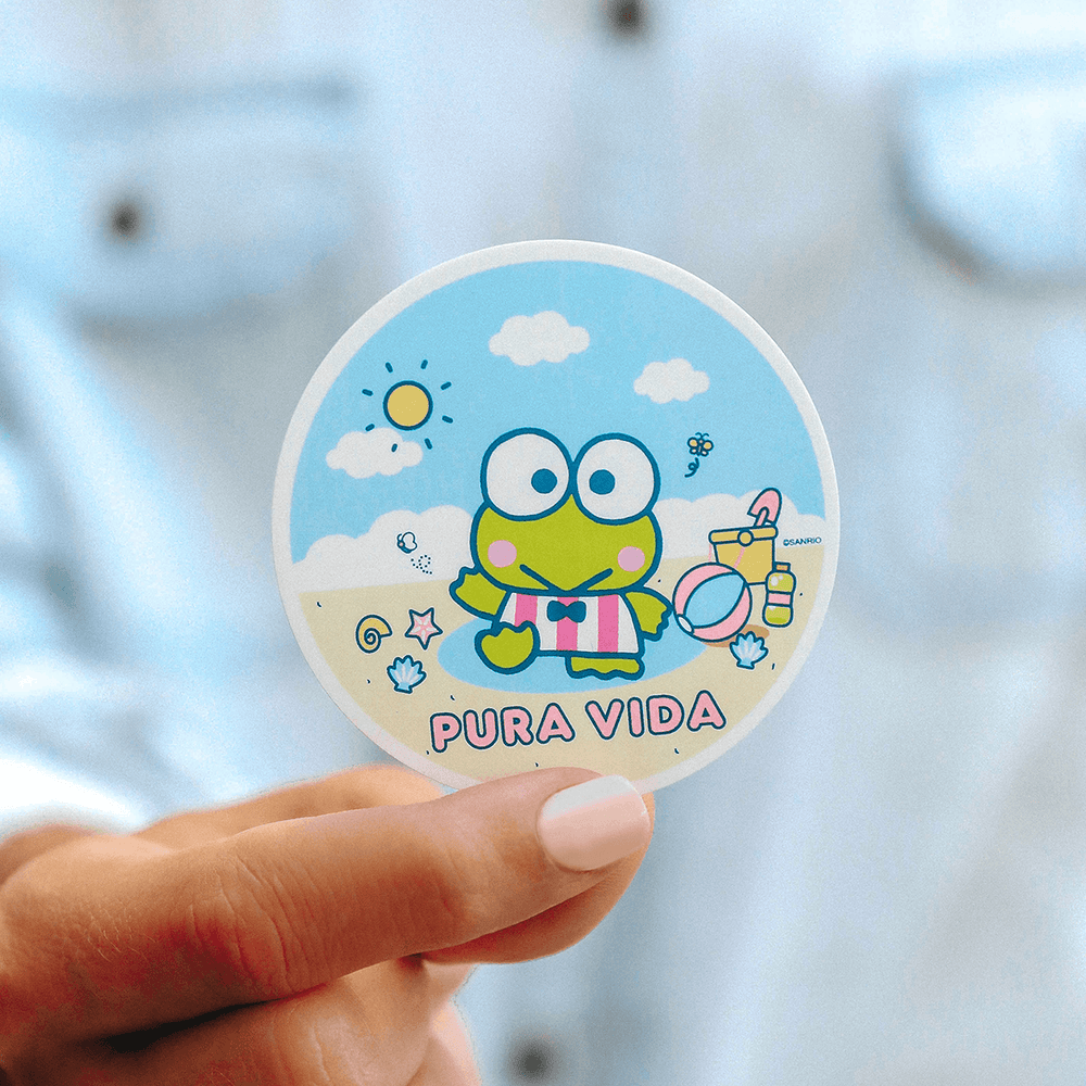 Keroppi Beach Sticker 2