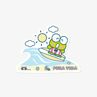 Keroppi Surfing Sticker Gallery Thumbnail