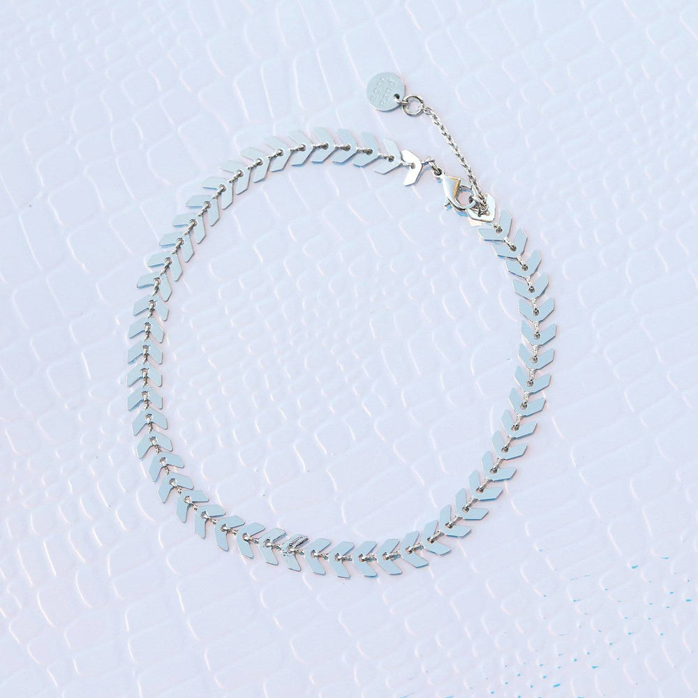 Chevron Chain Anklet 4