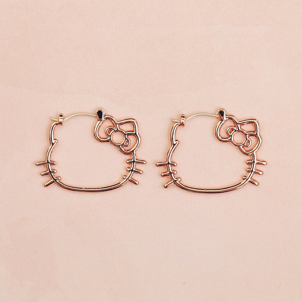 Hello Kitty Hoop Earrings 4