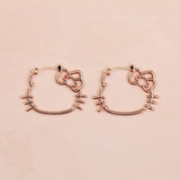 Hello Kitty Hoop Earrings Gallery Thumbnail