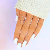 Pave Open Circle Ring Gallery Thumbnail