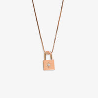 Lock Pendant Necklace