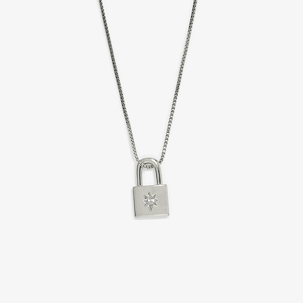 Lock Pendant Necklace 1