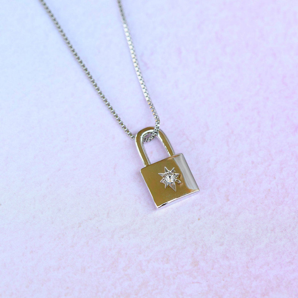 Lock Pendant Necklace 5