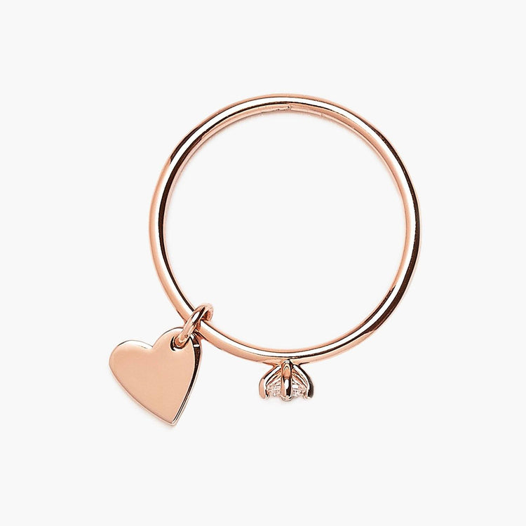 Engravable Heart Ring