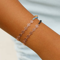 Metal Mini Daisy Chain Bracelet Gallery Thumbnail