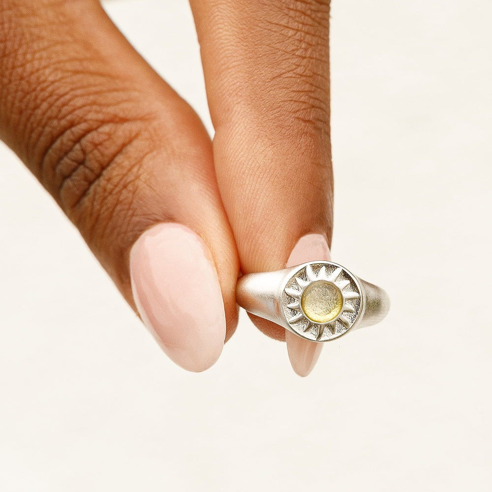 Celestial Sun Signet Ring 3