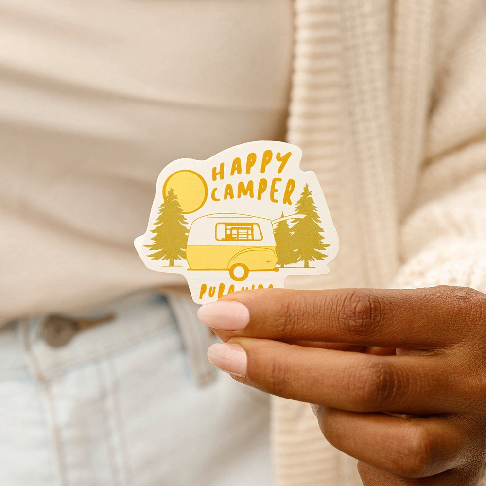 PV Happy Camper Sticker 2