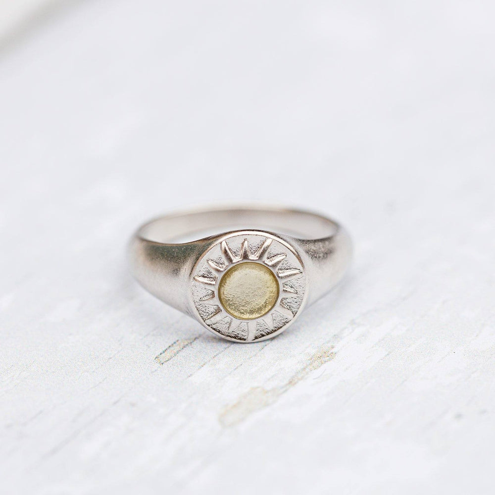 Celestial Sun Signet Ring 4