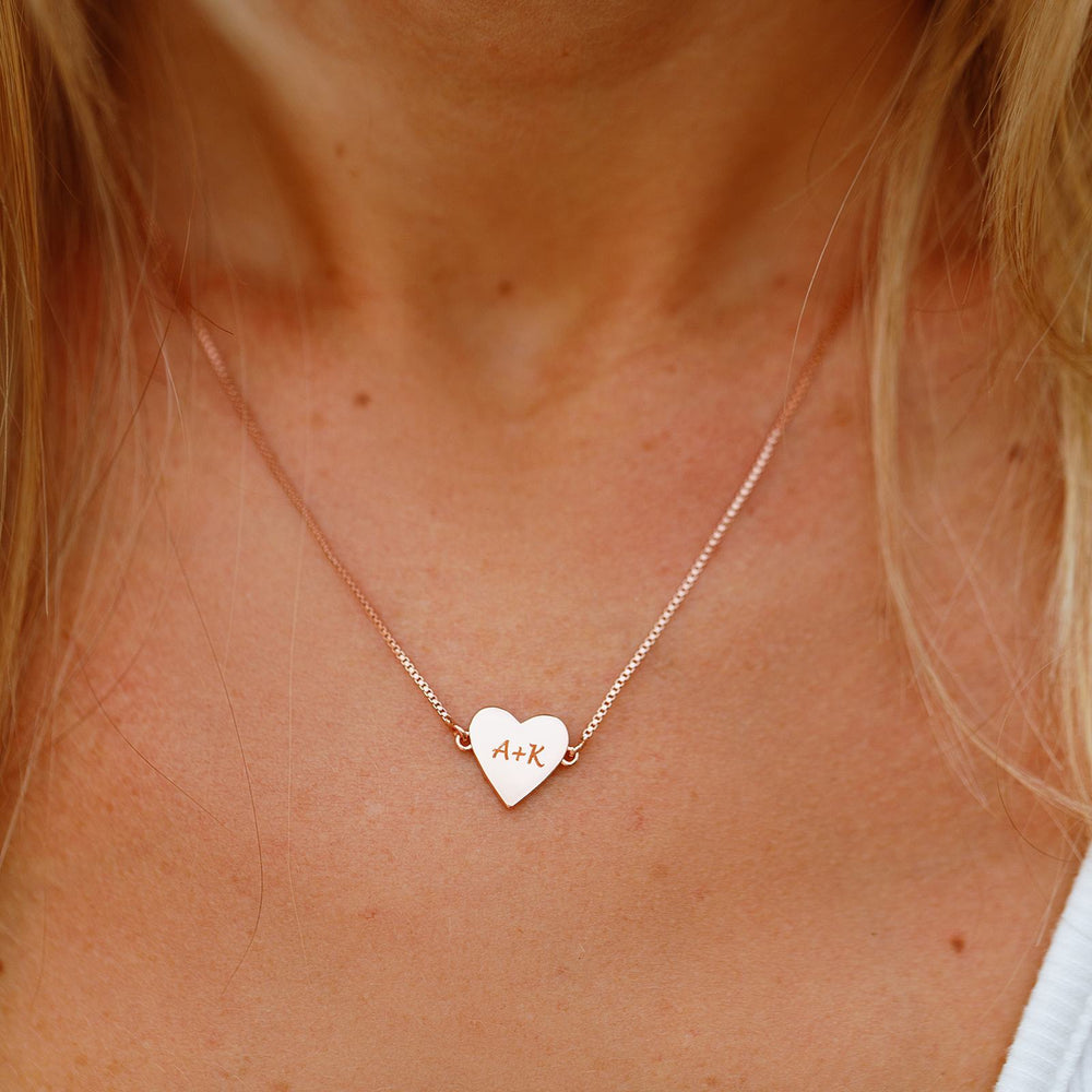 Engravable Heart Choker 5