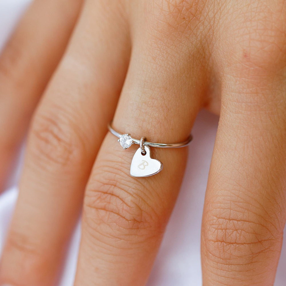 Engravable Heart Ring 7