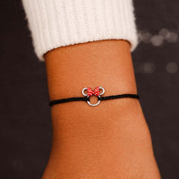 Disney Minnie Mouse Head Charm Bracelet Gallery Thumbnail