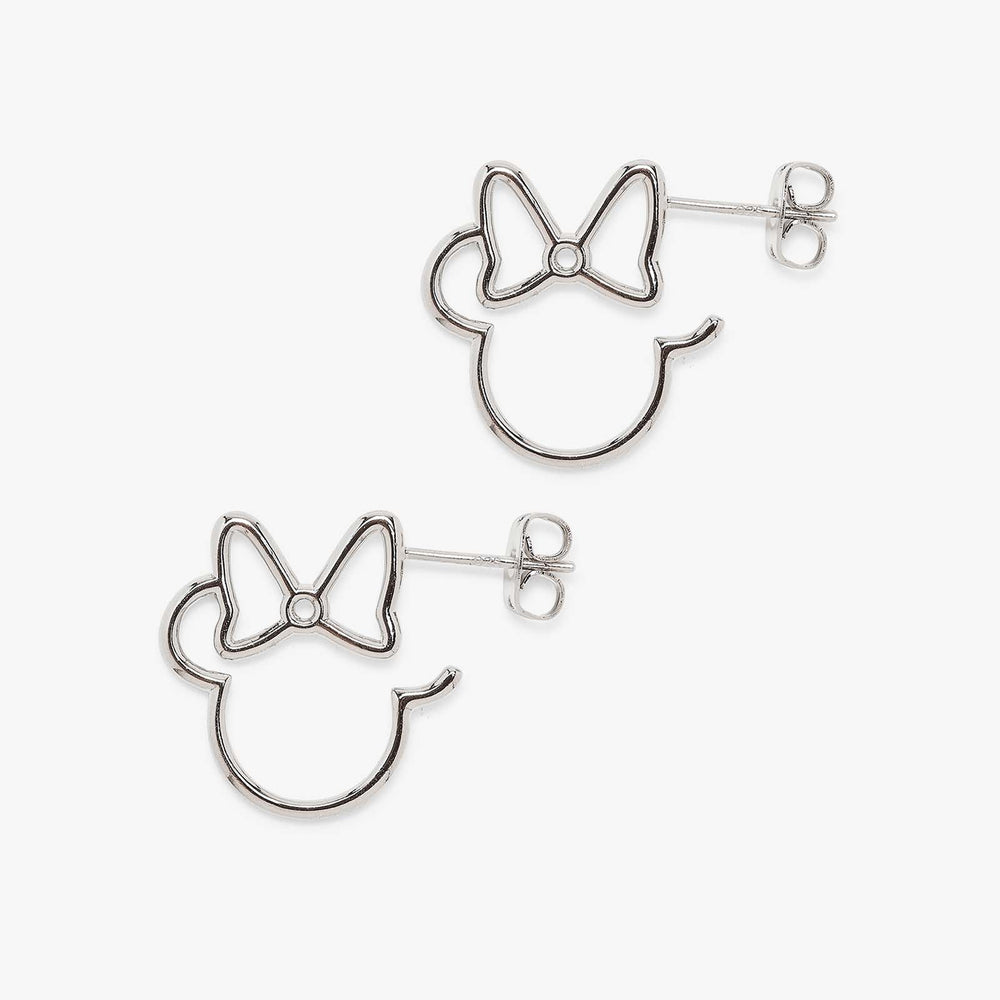 Disney Minnie Mouse Head Hoop Earrings 1