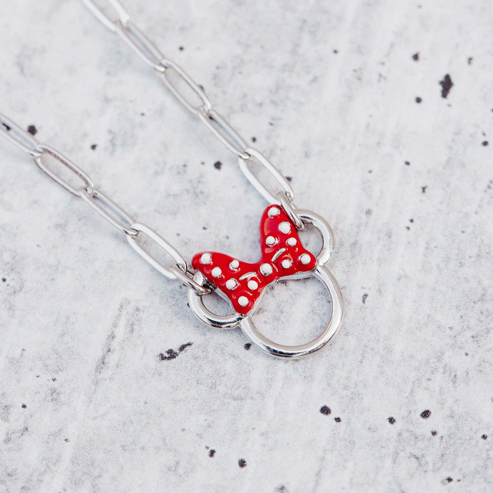 Disney Minnie Mouse Paperclip Chain Choker 3