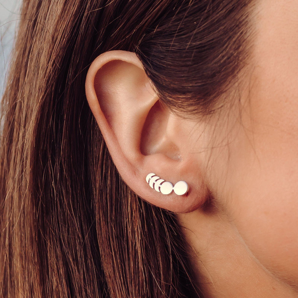 Moon Phases Ear Climber 4