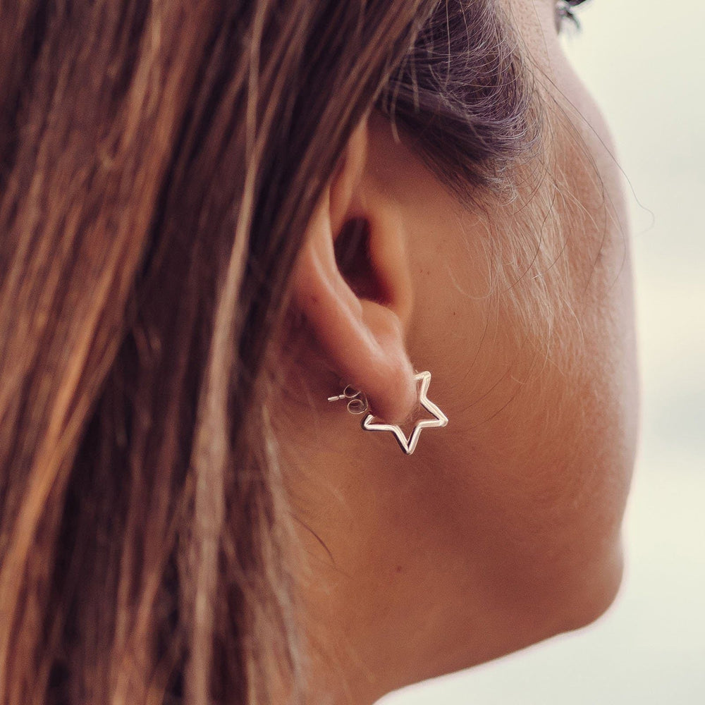 Seeing Stars Hoop Earrings 5