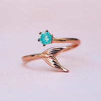 Disney Little Mermaid Fin Open Ring Gallery Thumbnail