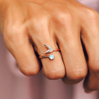 Disney Little Mermaid Fin Open Ring Gallery Thumbnail