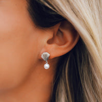 Pearl & Shell Earrings Gallery Thumbnail