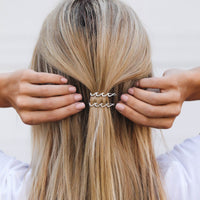 Wave Hair Barrettes (Set of 2) Gallery Thumbnail