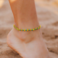 Sunflower Seed Bead Anklet Gallery Thumbnail