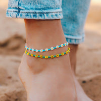 Sunflower Seed Bead Anklet Gallery Thumbnail