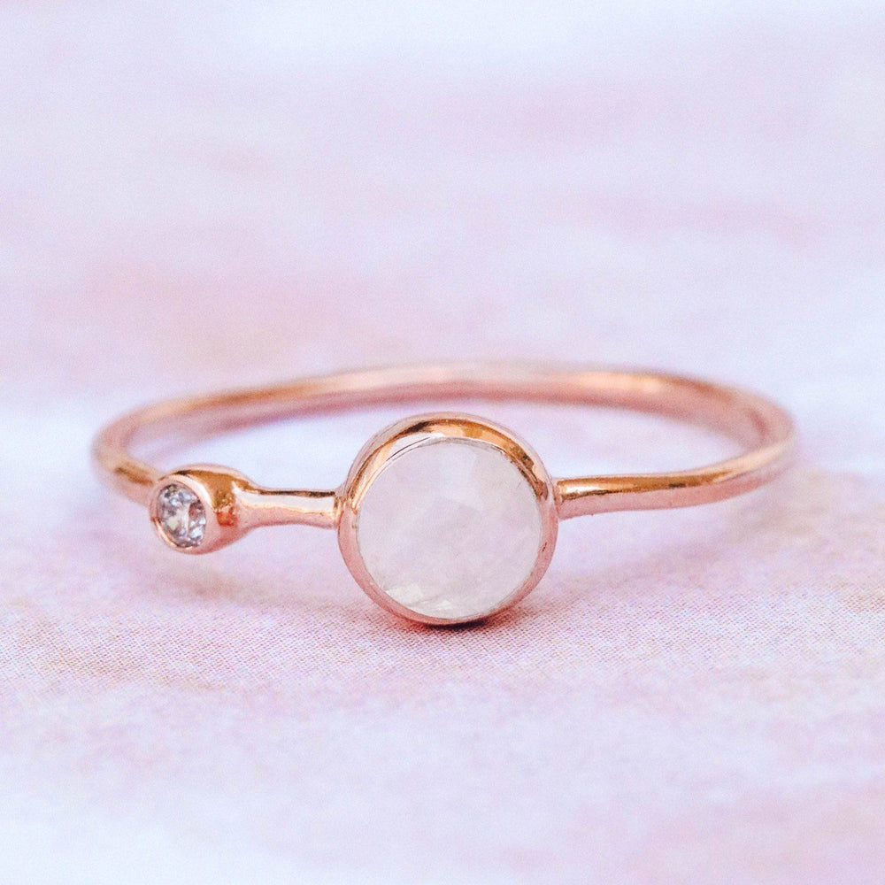 Moonstone Double Stone Ring 3