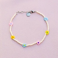 Beaded Flower Bracelet Gallery Thumbnail