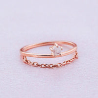 Stone Chain Ring Gallery Thumbnail