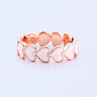 Love Hearts Band Ring Gallery Thumbnail