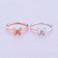 Butterfly In Flight Ring Gallery Thumbnail