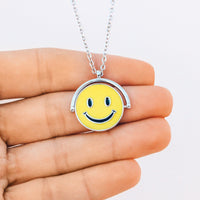 Happy Face Spinner Necklace Gallery Thumbnail