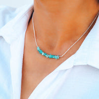 Aquamarine Chip Choker Gallery Thumbnail