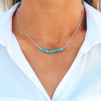 Aquamarine Chip Choker Gallery Thumbnail