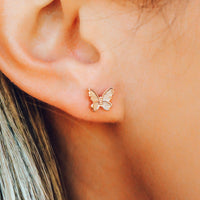 Butterfly In Flight Earrings Gallery Thumbnail