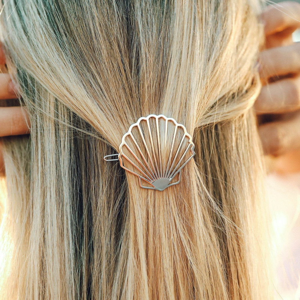 Clam Shell Hair Barrette 3