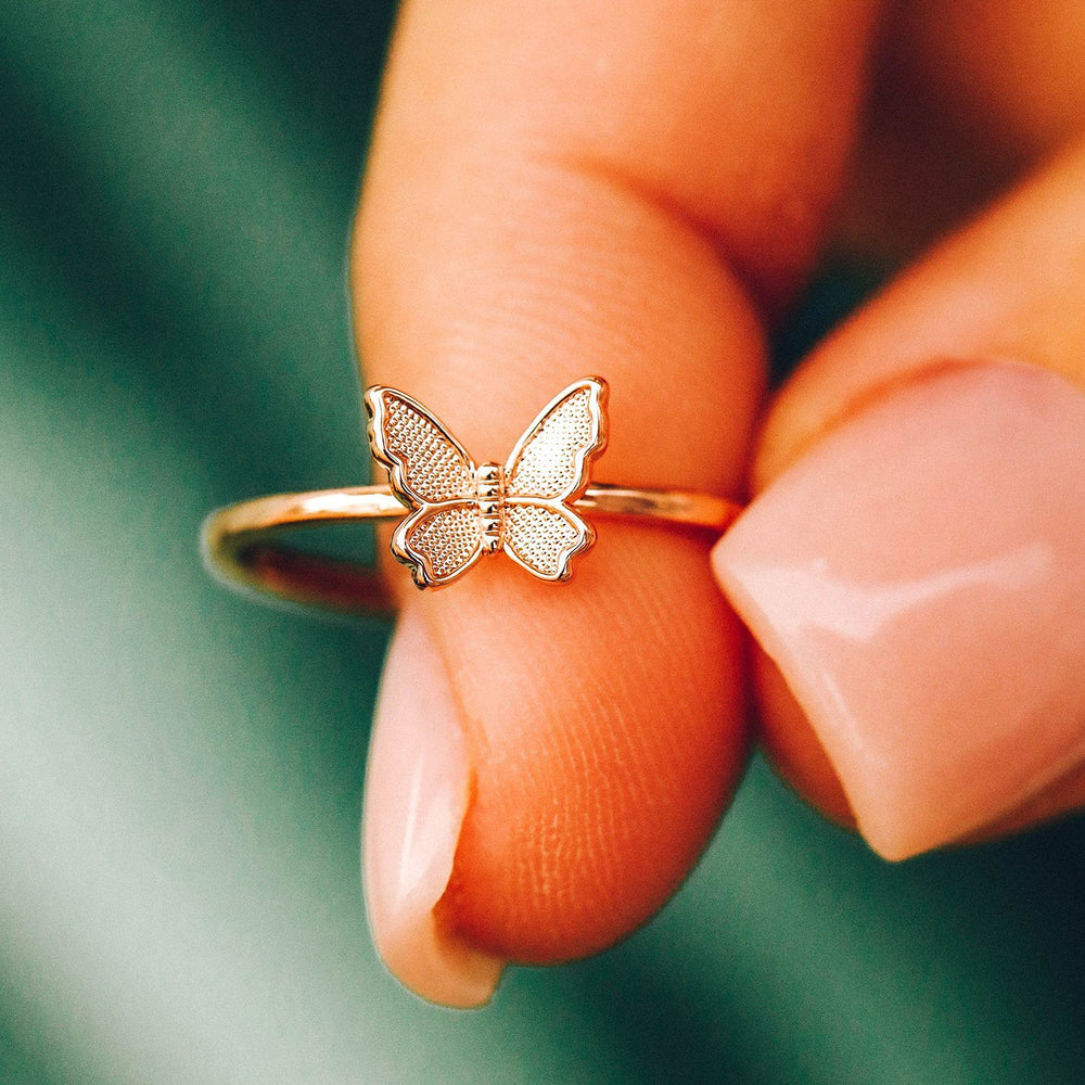 Butterfly In Flight Ring 4