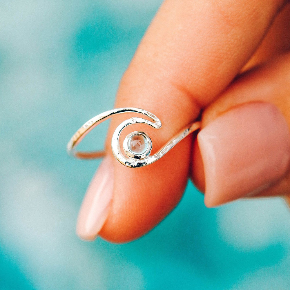 Shimmering Wave Ring 3