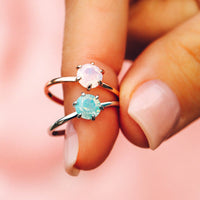 Iridescent Stone Ring Gallery Thumbnail