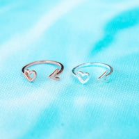 Heart & Arrow Toe Ring Gallery Thumbnail