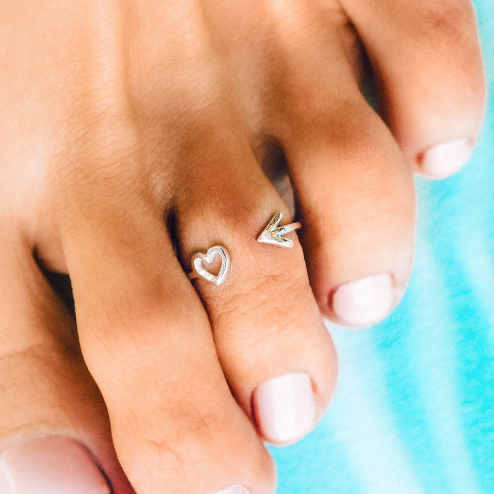 Heart & Arrow Toe Ring 3