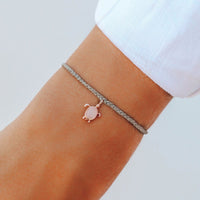 Rose Gold Save the Sea Turtles Charm Gallery Thumbnail