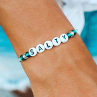 Salty Alphabet Bead Bracelet Gallery Thumbnail